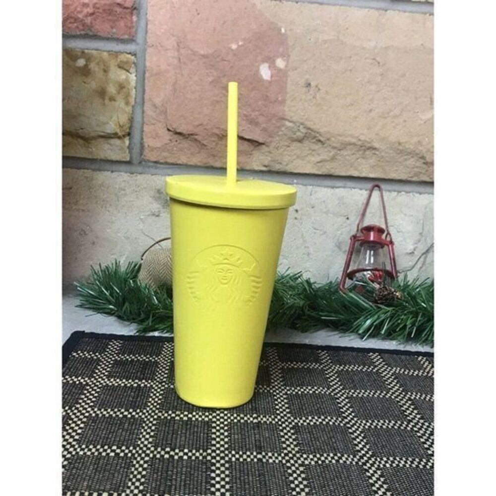 Starbucks Butter Yellow Lemon Stainless